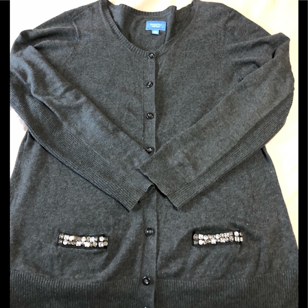 Simply Vera by Vera Wang Cardigan w/Bling